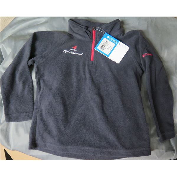 Youth Size 4T Columbia Glacial Fleece Half-Zip Black Jacket
