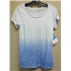 Image 1 : Women's Size XS Columbia Horizon Scoop Neck Blue Tee