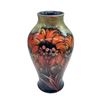 Image 1 : Moorcroft Flambe Pottery Vase, Revived Chrysanthemum Pattern