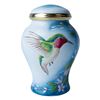 Image 1 : Moorcroft Enamel Hummingbird Lidded Vase