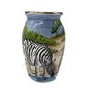 Image 1 : Moorcroft Enamel Zebra Mini Vase