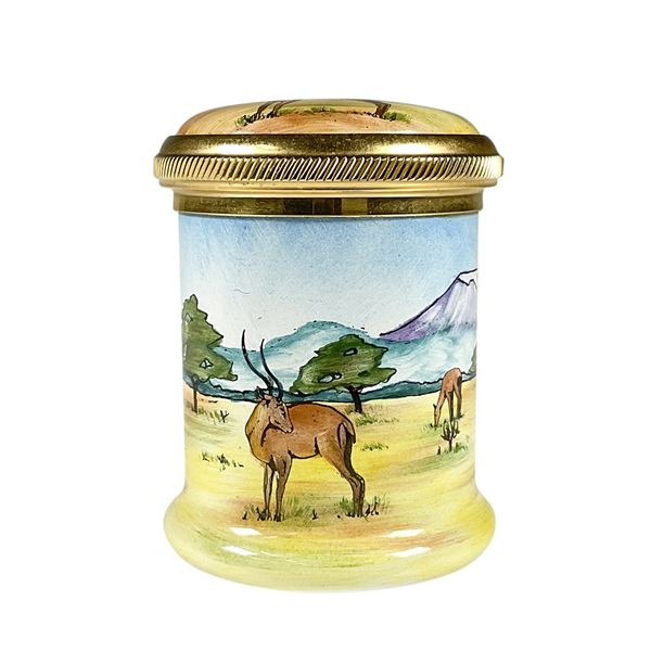 Moorcroft Enamels Safari Treasure Box