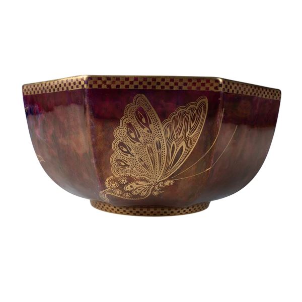 Wedgwood Butterfly Fairyland Lustre Octagon Bowl