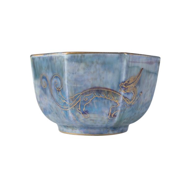 Wedgwood Dragon Fairyland Lustre Octagonal Bowl