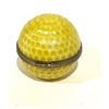 Image 2 : Rare Limoges France Keepsake Box, Yellow Dimpled Golf Ball