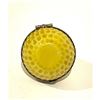 Image 3 : Rare Limoges France Keepsake Box, Yellow Dimpled Golf Ball