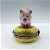 Image 3 : Limoges Enamel Treasure Box, Pig