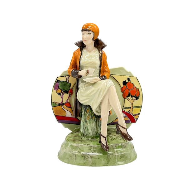 Peggy Davies Ceramic Figurine, Afternoon Tea