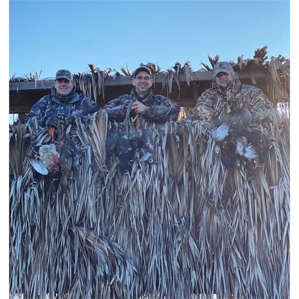 SCWA Duck Club 2025 Duck Hunt 3 People, 1 Day