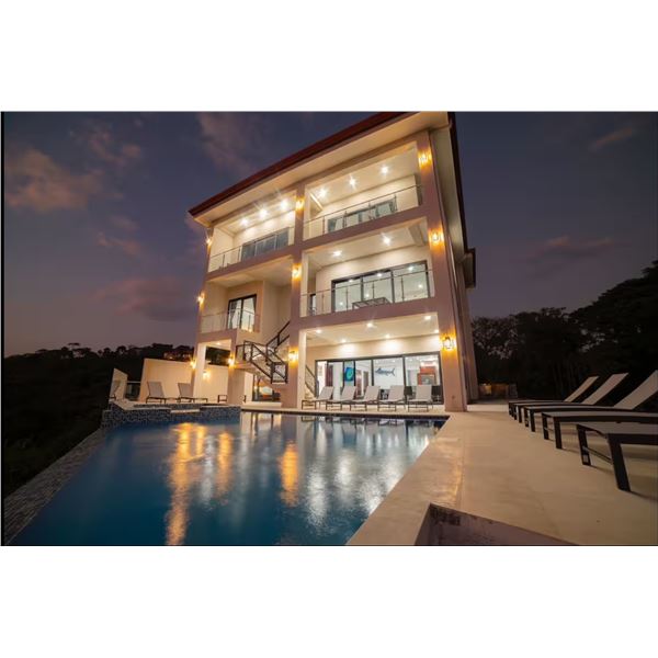 Casa Maverick, Luxury Los Suenos, Costa Rica House Rental 7 Bedrooms, Sleeps 20 People Donated by Me