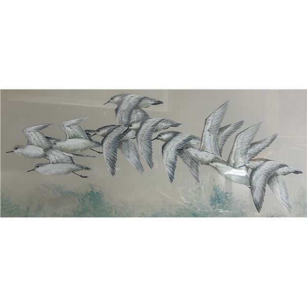 'Wave Riders' Original Painting by Art LaMay Donated by Art and Bonnie LaMay