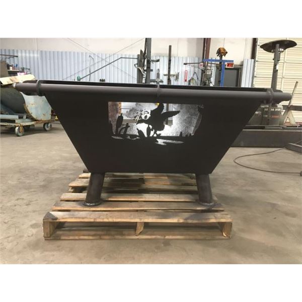 Wildlife Scene Fire Pit Donated by Palmetto Metal Designs