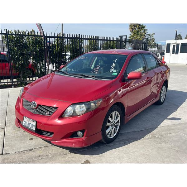 TOYT COROLLA 2010 T-2 DAYS