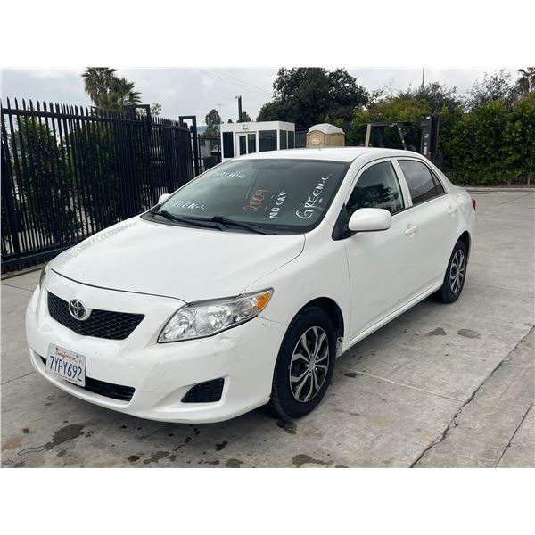 TOYT COROLLA 2009 SALV T/DONATION