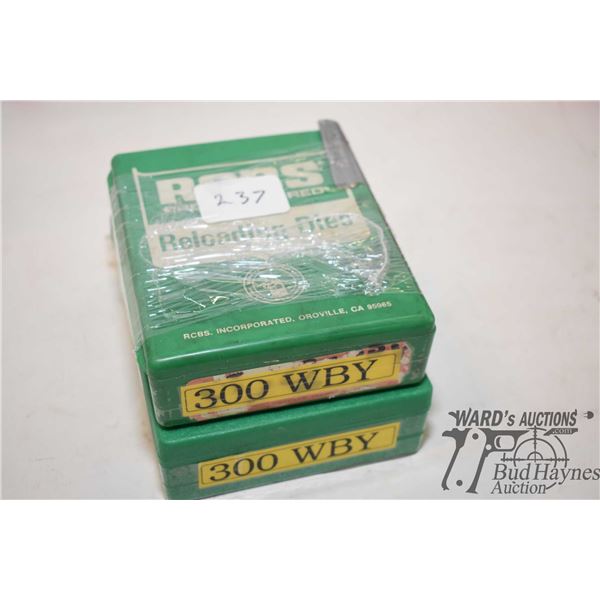 Two RCBS .300 wby die sets