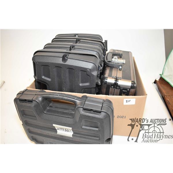 Six handgun cases