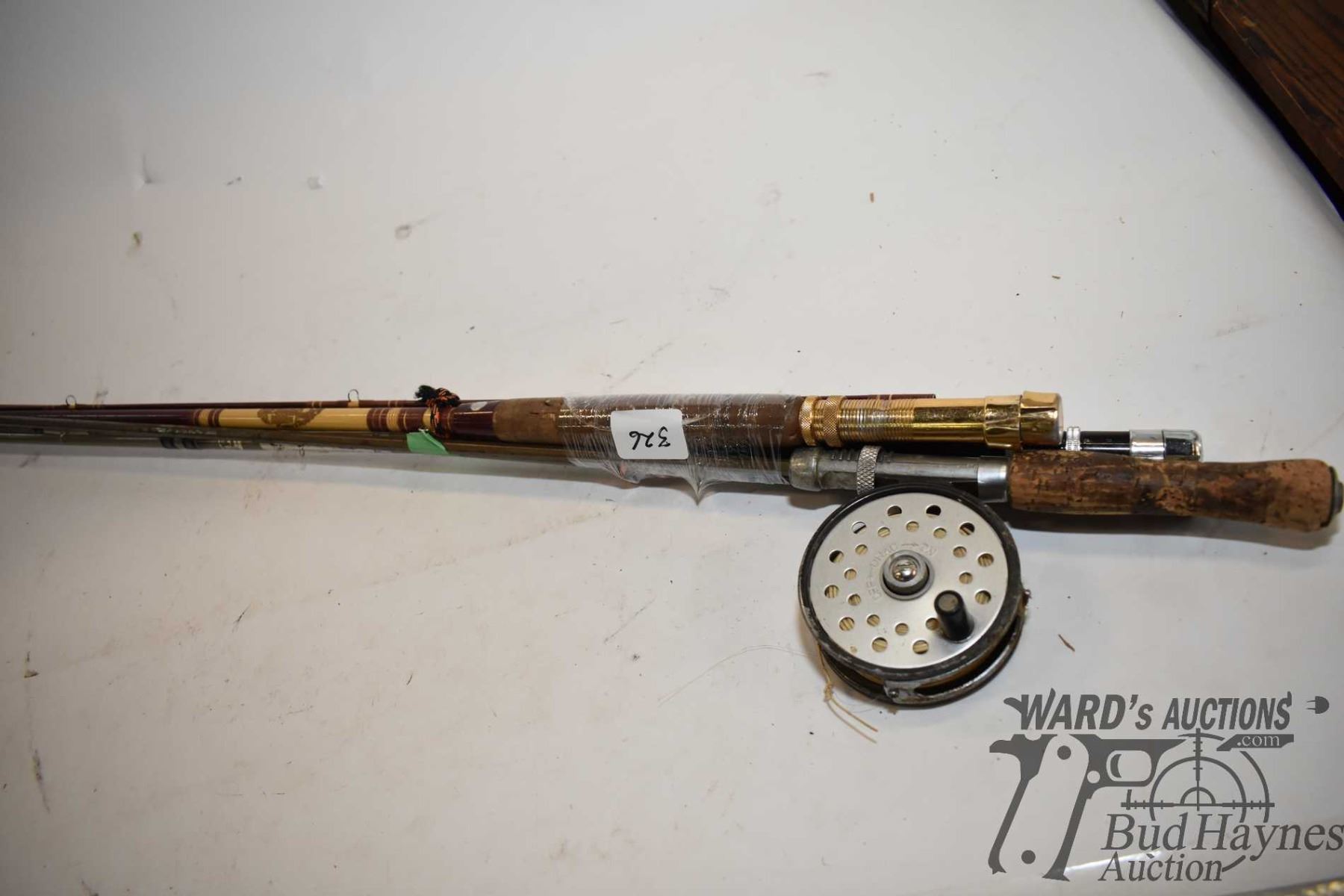 Three assorted fly rods including one 3 piece, one 2 piece and one ...