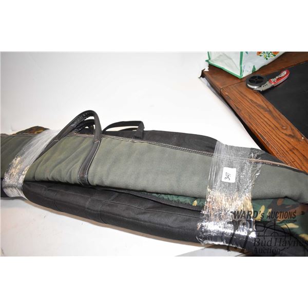 Three soft rifle cases