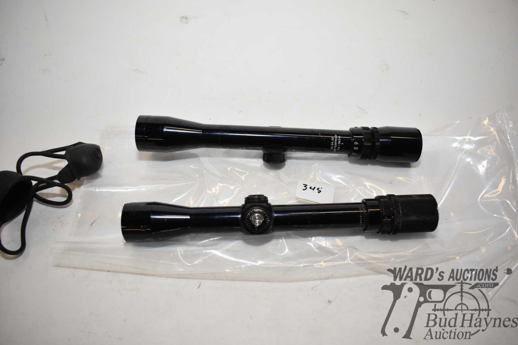 Scope Net Two rifle scopes including a Bushnell Sport View 3- 9 x 32 and a ...