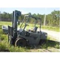 HYSTER COMPANY, MDL: H60XL MIL, SN: A177G30367K, DIESEL POWERED FORKLIFT. 6000 CAPACITY. MFG: 10/ 89