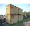 Image 1 : (4) BOXES, SHIPPING/ STORAGE, REUSABLE TRANSPORTERS, STEEL, MAX LOAD 9, 000 LBS. (APPROX 102" X 75" 