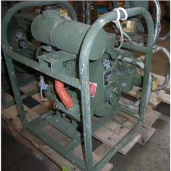 (1) 65 GPM SELF PRIMING CENTRIFUGAL PUMP, (2) ROTRON FUEL METER (DEAD-MAN CONTROL).