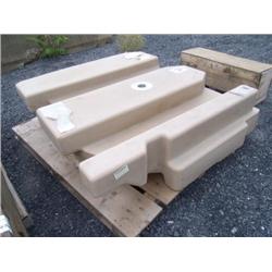 PLASTIC FUEL TANK DIMENSIONS 17"H X 66"W X 62"L MFR/ MDL UNKNOWN