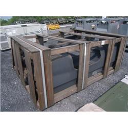 (2)PLTS VEHICULAR ITEMS TO INCL:(1)CHEVY PICK UP BED DIMENSIONS 80" X 100" X 30", MDL UNKNOWN, (APPR