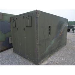 NON EXPANDABLE SHELTER MDL AN/ MRC-103(V)1 DIMENSIONS 138" X 80" X 82", MFR UNKNOWN