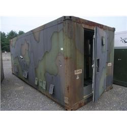 GICHNER MOBILE SYSTEMS MDL GMS-691-1 NON EXPANDABLE SHELTER DIMENSIONS 240" X 96" X 96"