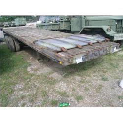 4 WHEEL 12 TON CARGO SEMI TRAILER MDL M127A2C GVW 38, 420 LBS, DIMENSIONS 344" X 96" X 60" MFR UNKNO