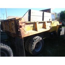 KAFFENBARGER WELDING COMPANY, INC. MDL 1A177 DUMP TRUCK GVW 19, 000 LBS, CAB IS AND CHASSIS ARE MANU