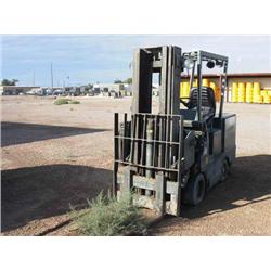 1989 DREXEL INDUSTRIAL INC, MODEL SL-44/ 3-ESS 4000 LB CAPACITY ELECTRIC FORKLIFT. FORKS TILT UP 7 D