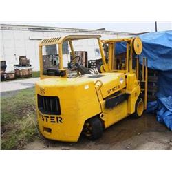 HYSTER CO MDL:S60XL DIESEL FORK LIFT TRUCK CUSHION TIRES, 6K, 6000 CAPACITY, 868 HRS, CONTRACT-N0014