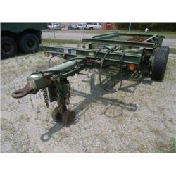 SOUTHWEST BODY CO, MDL: M796A, VIN: NW08GH-223, GENERAL BOLSTER TRAILER WITH TOW BAR, MFD 1984, SOME