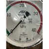 Image 3 : (2) Yamamoto #40MPa 14.5GR AS 1/2-100 Pressure Gauges
