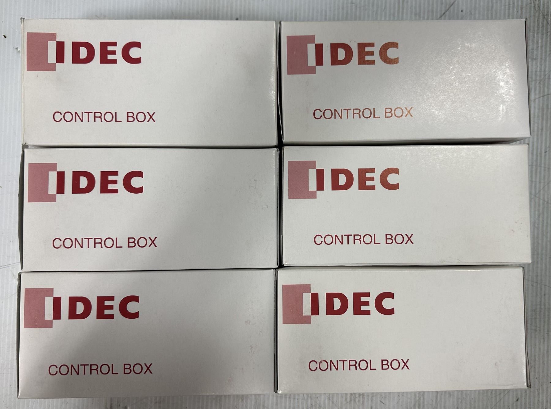 Lot of (6) Idec #KGN Control Boxes