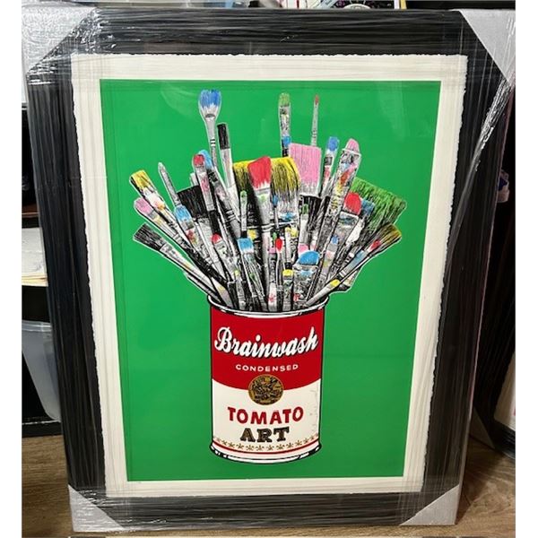 Tomato Pop (Green) by Mr. Brainwash