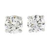 Image 2 : NEW Classic 14K White Gold 0.80 ctw GIA Round Brilliant Cut Diamond Stud Earring