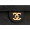 Image 5 : Chanel Black Leather Chain Double Flap Shoulder Bag