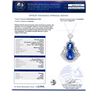Image 4 : 8.88 ctw Tanzanite and 1.35 ctw Diamond Platinum Pendant