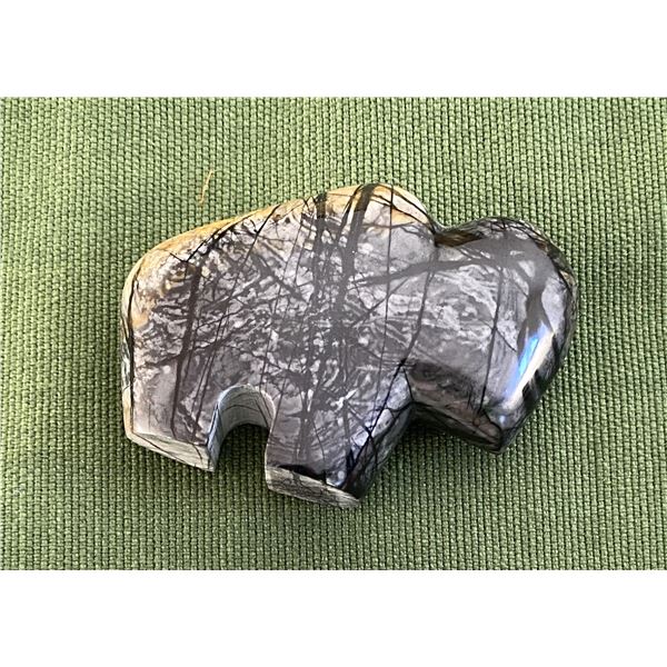 Zuni Fetishes Marble Buffalo A