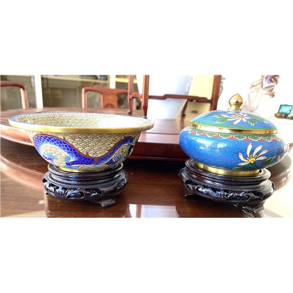 Cloisonne Porcelain Bowls A
