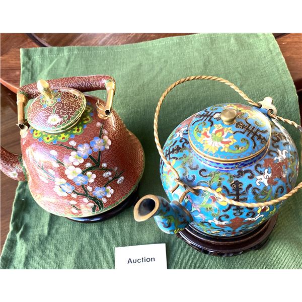 Cloisonné Tea Pots A