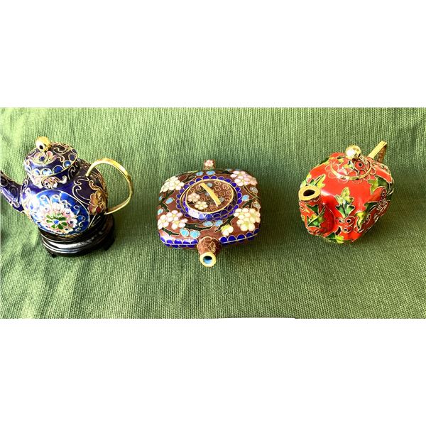 Asian Miniature Tea Pots A