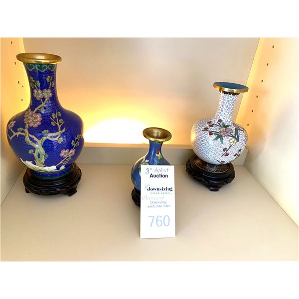 Cloisonné Vases A