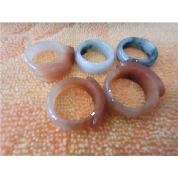 Vintage, Jade rings A