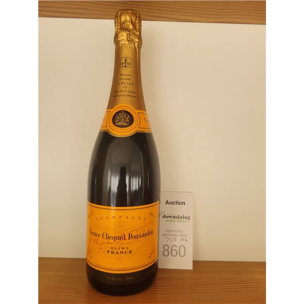 Uniopened Verve Clicquot Ponsardin Champagne A