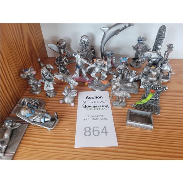 Pewter miniatures A
