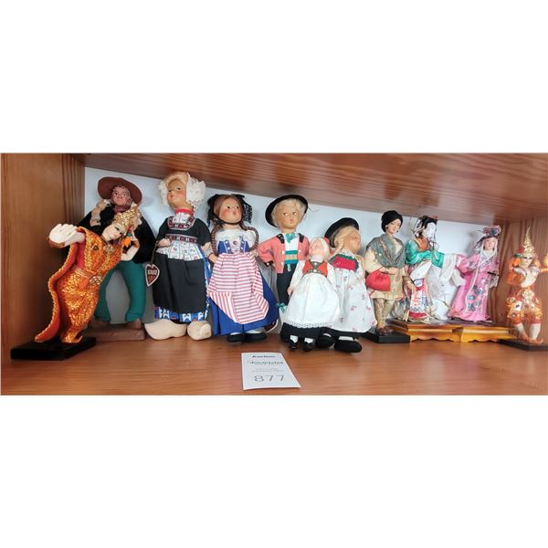 Collection of Ethnic Dolls A